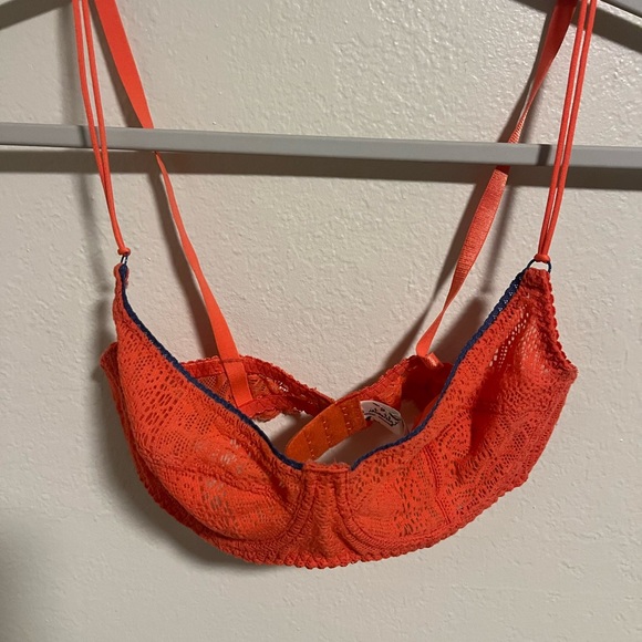 Free People Other - Free People Intimately  Lace  Bralette in Vibrant Orange
